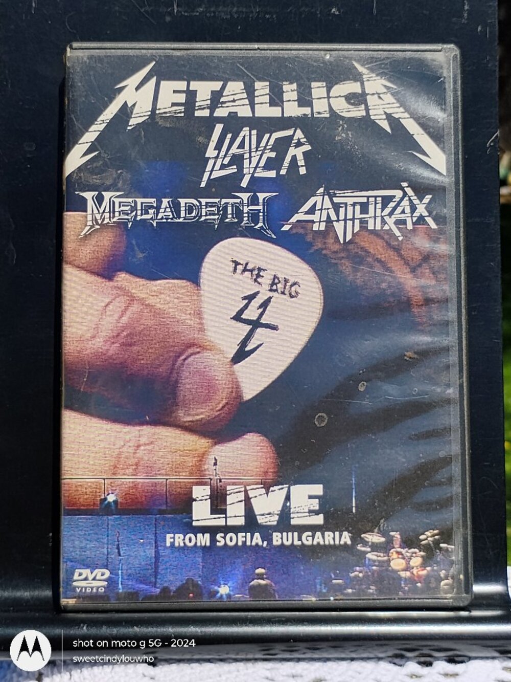 Music DVD The Big 4 Metallica Slayer Megadeth Anthrax Live Sofia Bulgaria 2010